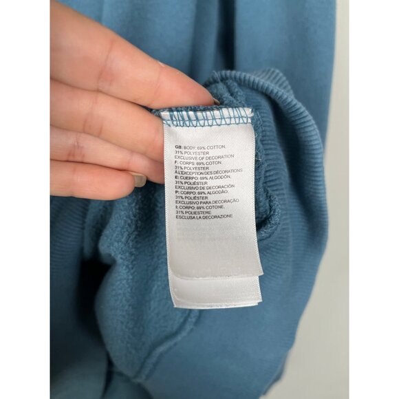 The North Face Blue Never Stop Exploring Hoodie Womens Sz L-XL? Pull Over Hoodie - Picture 8 of 8